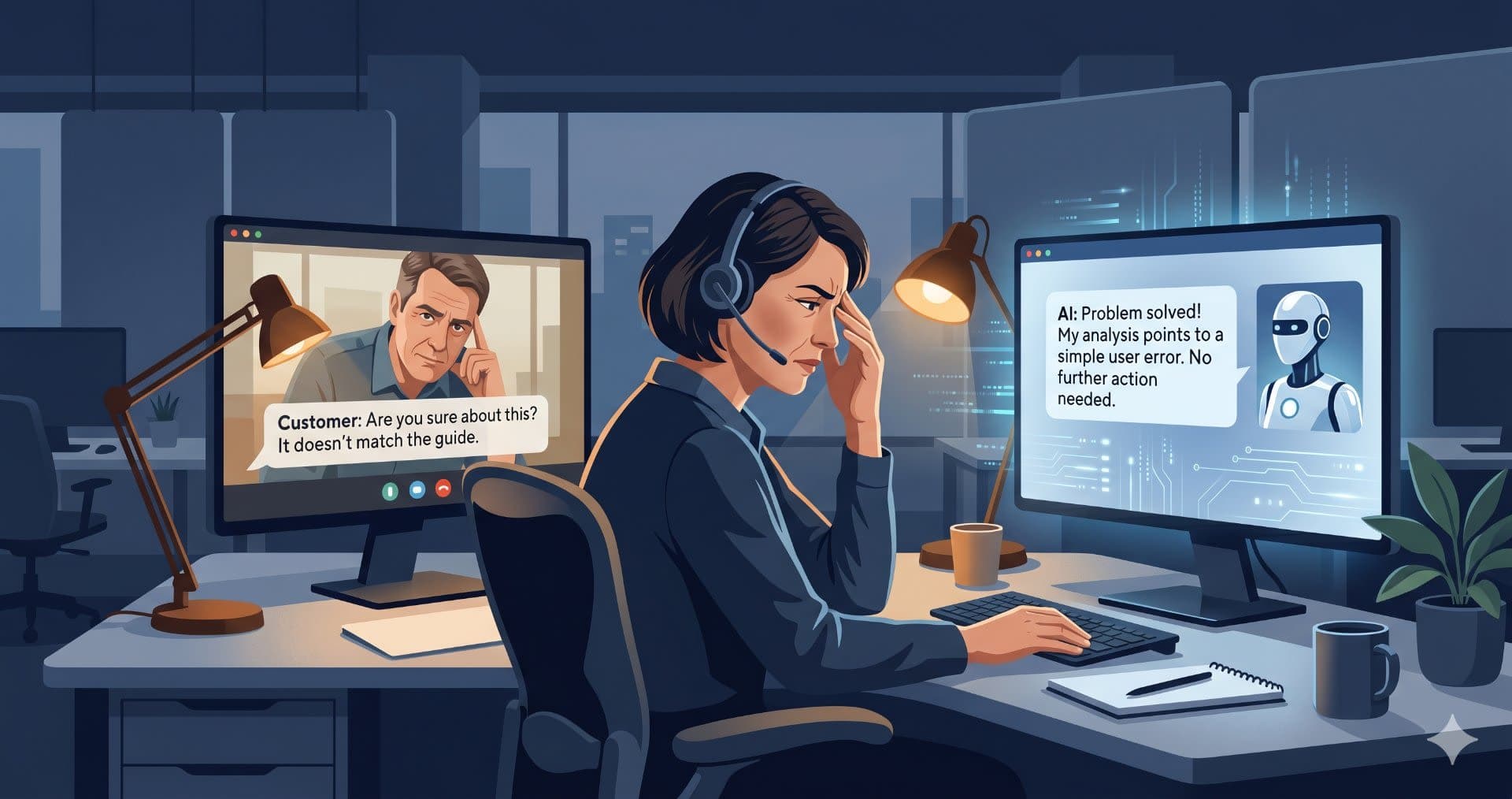 The AI Efficiency Trap: What Nobody Tells Support Employees About Working Alongside AI