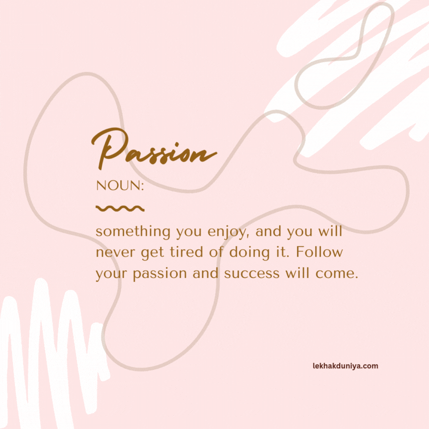 pursue passion