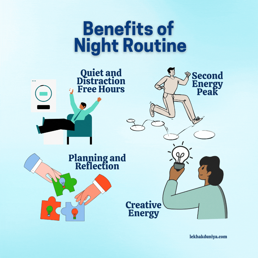 morning routine vs night routine for productivity